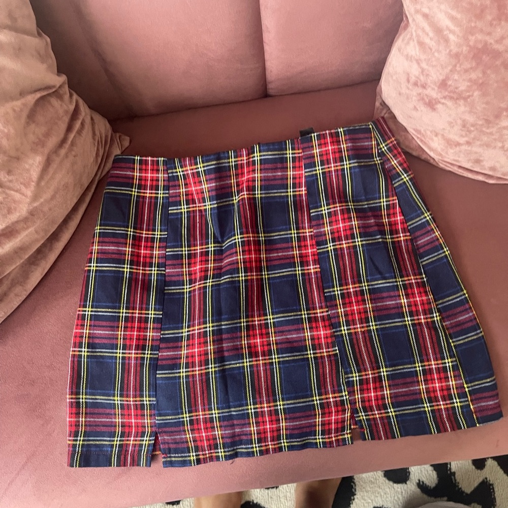 Plaid skirt